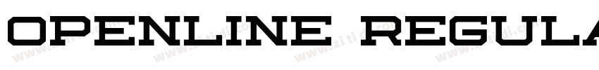 Openline Regular字体转换